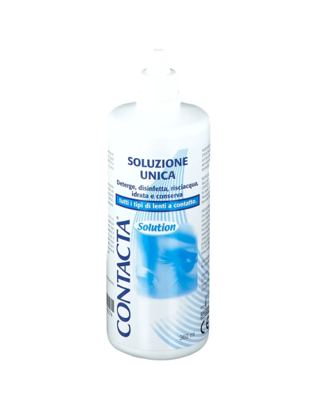 SOLUZIONE UNICA ISOTONICA PER LENTI A CONTATTO CONTACTA DA 360 ML