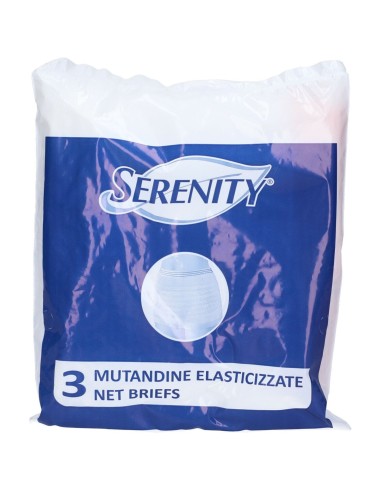 MUTANDINA ELASTICA RETTANGOLARE A RETE XXL 3 PEZZI