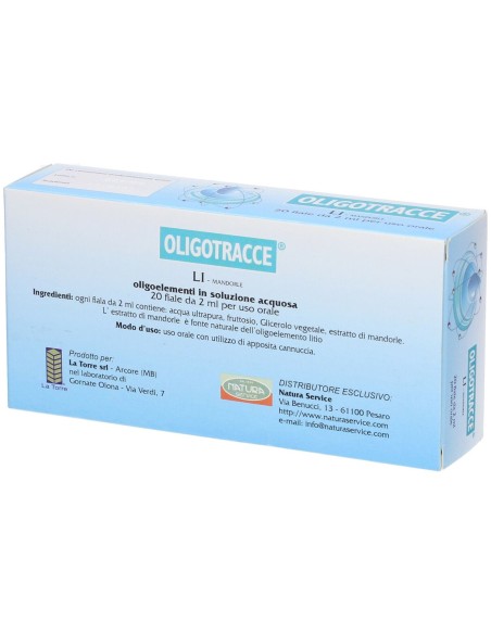 OLIGOTRACCE LITIO 20 FIALE 2 ML