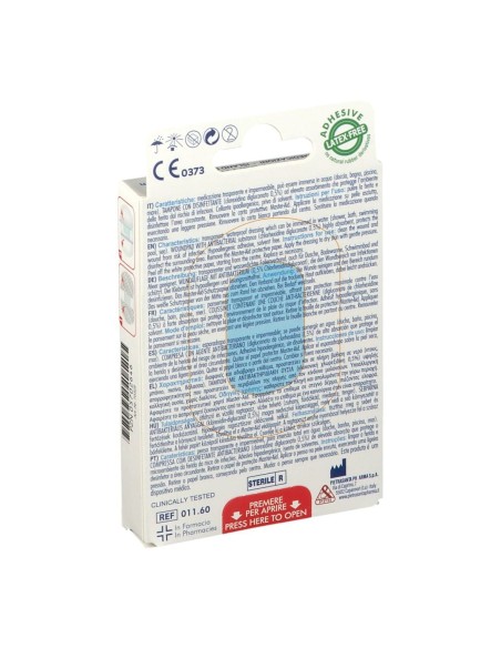 MEDICAZIONE AUTOADESIVA TRASPARENTE IMPERMEABILE MASTER-AID CUTIFLEXMED 7X5 CM 5 PEZZI