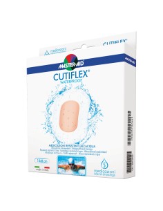 MEDICAZIONE AUTOADESIVA TRASPARENTE IMPERMEABILE MASTER-AID CUTIFLEXMED 10X8 CM 5 PEZZI