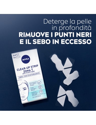 NIVEA VISO KAO BIORE' CLEARUP STRIP ZONA T