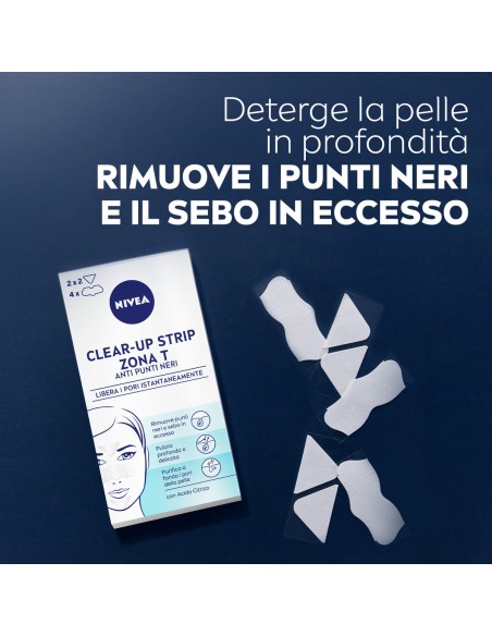 NIVEA VISO KAO BIORE' CLEARUP STRIP ZONA T