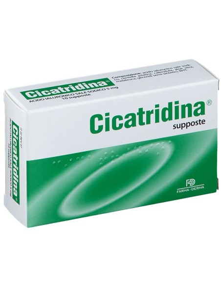 CICATRIDINA SUPPOSTE 10 PEZZI
