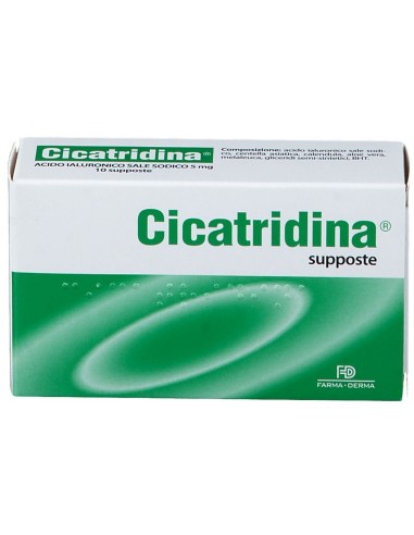 CICATRIDINA SUPPOSTE 10 PEZZI
