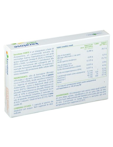KERATOSE FORTE 20 CAPSULE