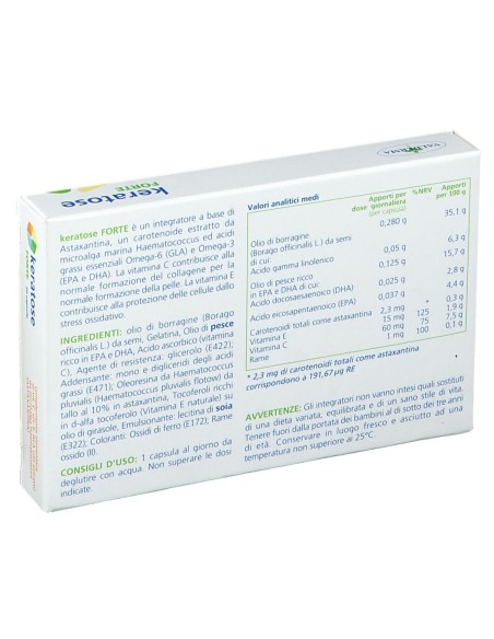 KERATOSE FORTE 20 CAPSULE