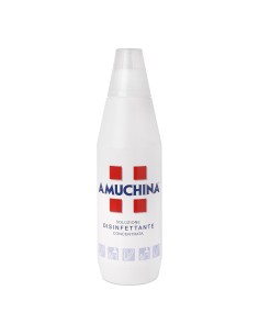 AMUCHINA LIQUIDA 100% DISINFETTANTE IGIENIZZANTE A BASE DI IPOCLORITO DI SODIO ANTIMICROBICO AD AMPIO SPETTRO D'AZIONE 1000 ML