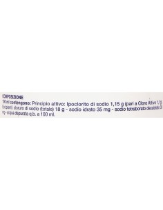 AMUCHINA LIQUIDA 100% DISINFETTANTE IGIENIZZANTE A BASE DI IPOCLORITO DI SODIO ANTIMICROBICO AD AMPIO SPETTRO D'AZIONE 500 ML 2