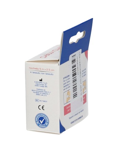 CEROTTO ADESIVO IN ROCCHETTO CEROXMED IN TESSUTO NON TESSUTO AERATO IPOALLERGENICO BIANCO 500X2,5 CM 1 PEZZO