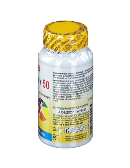 LONGLIFE B COMPLEX 50 RILASCIO GRADUALE 60 TAVOLETTE DIVISIBILI