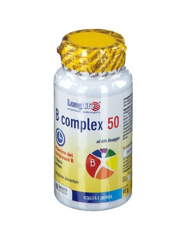 LONGLIFE B COMPLEX 50 RILASCIO GRADUALE 60 TAVOLETTE DIVISIBILI