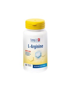 LONGLIFE L-ARGININE 60 TAVOLETTE RIVESTITE DA 900 MG