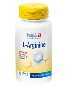LONGLIFE L-ARGININE 60 TAVOLETTE RIVESTITE DA 900 MG 2