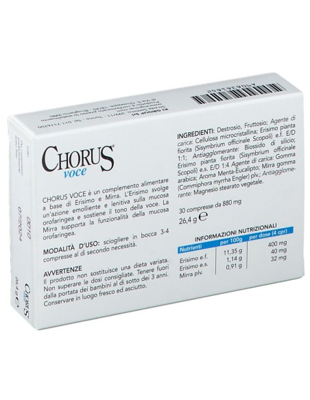 CHORUS VOCE 30 COMPRESSE
