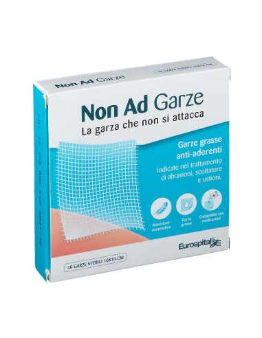 GARZA PARAFFINATA NON AD 10X10 CM 40 PEZZI