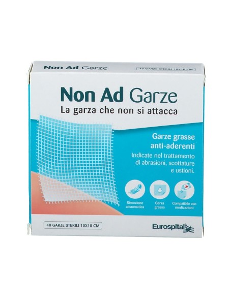 GARZA PARAFFINATA NON AD 10X10 CM 40 PEZZI