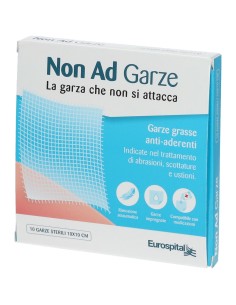 GARZA PARAFFINATA NON AD 10X10 CM 10 PEZZI