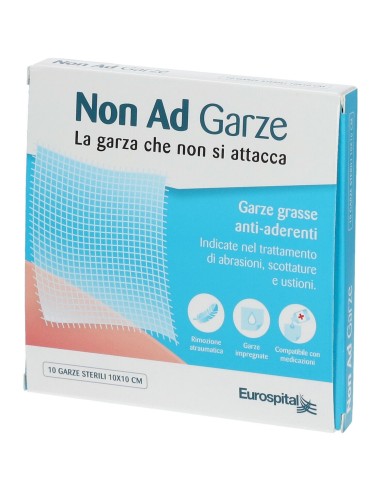 GARZA PARAFFINATA NON AD 10X10 CM 10 PEZZI