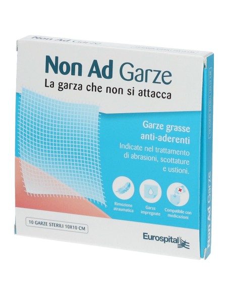 GARZA PARAFFINATA NON AD 10X10 CM 10 PEZZI