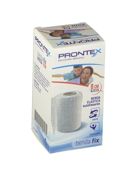 BENDA ELASTICA PRONTEX FIX AUTOFISSANTE 8 CM DI ALTEZZA PER 4 METRI IN ESTENSIONE