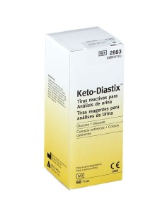 STRISCE MISURAZIONE GLICOSURIA E CHETONURIA KETODIASTIX 50 PEZZI