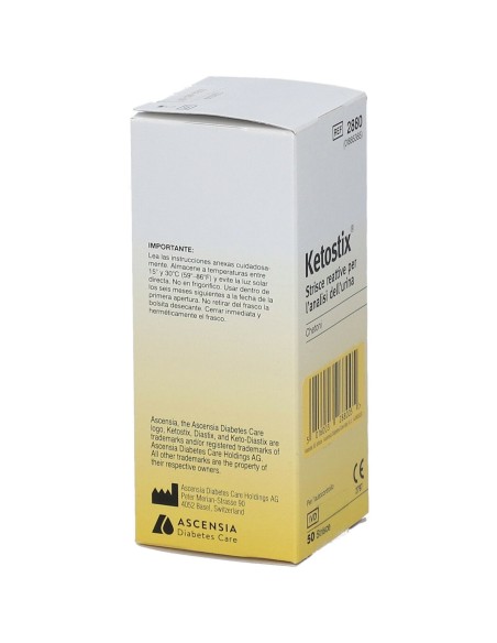 STRISCE MISURAZIONE CHETONURIA KETOSTIX 50 PEZZI