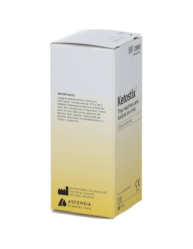 STRISCE MISURAZIONE CHETONURIA KETOSTIX 50 PEZZI