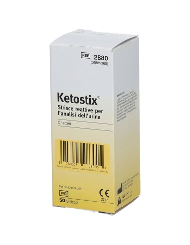 STRISCE MISURAZIONE CHETONURIA KETOSTIX 50 PEZZI