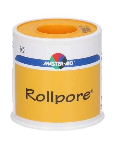 CEROTTO IN ROCCHETTO MASTER-AID ROLLPORE TESSUTO NON TESSUTO 5X5