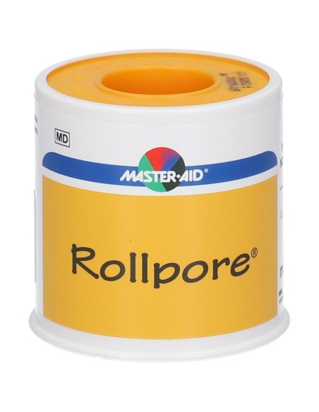 CEROTTO IN ROCCHETTO MASTER-AID ROLLPORE TESSUTO NON TESSUTO 5X5