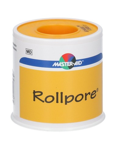CEROTTO IN ROCCHETTO MASTER-AID ROLLPORE TESSUTO NON TESSUTO 5X5
