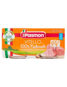 PLASMON OMOGENEIZZATO VITELLO 80 G X 2 PEZZI