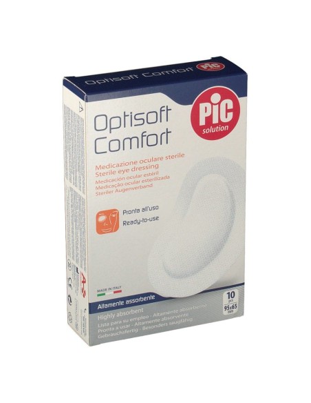 TAMPONE OCULARE PIC IN TESSUTO NON TESSUTO STERILE ADESIVO 10 PEZZI