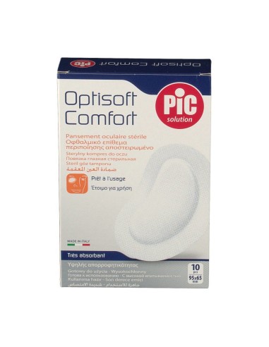 TAMPONE OCULARE PIC IN TESSUTO NON TESSUTO STERILE ADESIVO 10 PEZZI