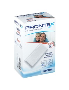 GARZA IN TESSUTO NON TESSUTO PRONTEX SOFT 18X40CM 12 PEZZI