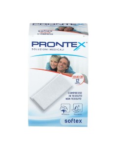 GARZA IN TESSUTO NON TESSUTO PRONTEX SOFT 18X40CM 12 PEZZI 2