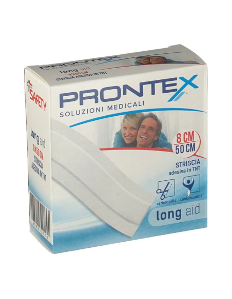 CEROTTO PRONTEX LONG AID 50X8CM 1CONFEZIONE