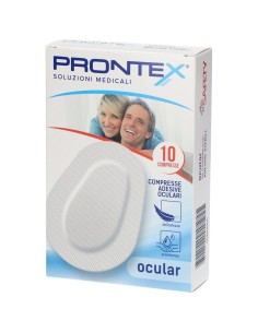 COMPRESSA PRONTEX OCULAR COMPRESSA ADESIVA OCULARE 10 PEZZI