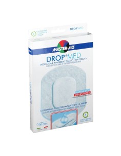 MEDICAZIONE COMPRESSA AUTOADESIVA DERMOATTIVA IPOALLERGENICA AERATA MASTER-AID DROP MED 10X12 5 PEZZI