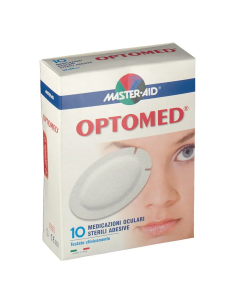 GARZA OCULARE MEDICATA MASTER-AID OPTOMED SUPER 10 PEZZI