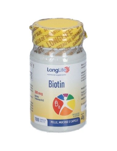 LONGLIFE BIOTIN 300 100 COMPRESSE RIVESTITE