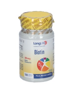 LONGLIFE BIOTIN 300 100 COMPRESSE RIVESTITE 2