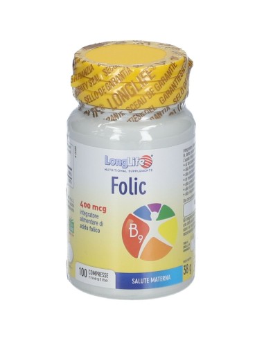LONGLIFE FOLIC 400 MCG 100 COMPRESSE