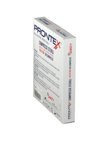 PRONTEX GARZA COMPRESSA 12/8 10X10CM 100 PEZZI