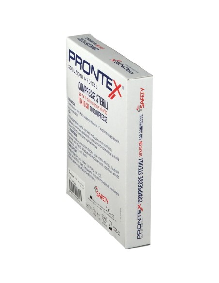 PRONTEX GARZA COMPRESSA 12/8 10X10CM 100 PEZZI