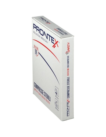PRONTEX GARZA COMPRESSA 12/8 10X10CM 100 PEZZI