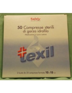 PRONTEX GARZA COMPRESSA 12/8 20X20CM 50 PEZZI