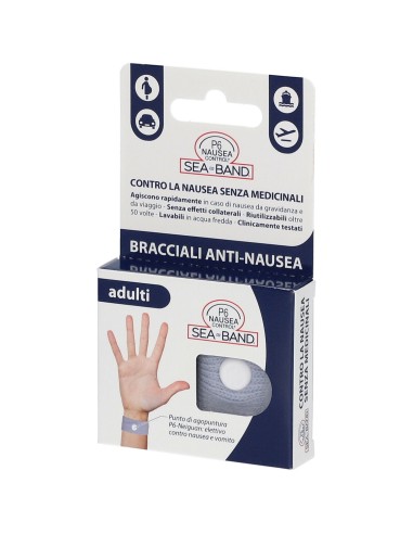 BRACCIALE ANTI NAUSEA PER ADULTI P6 NAUSEA CONTROL 2 PEZZI