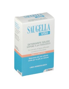 SAUGELLA VISO DETERGENTE SOLIDO SAPONE PH FISIOLOGICO PELLE DELICATA 100 G 2